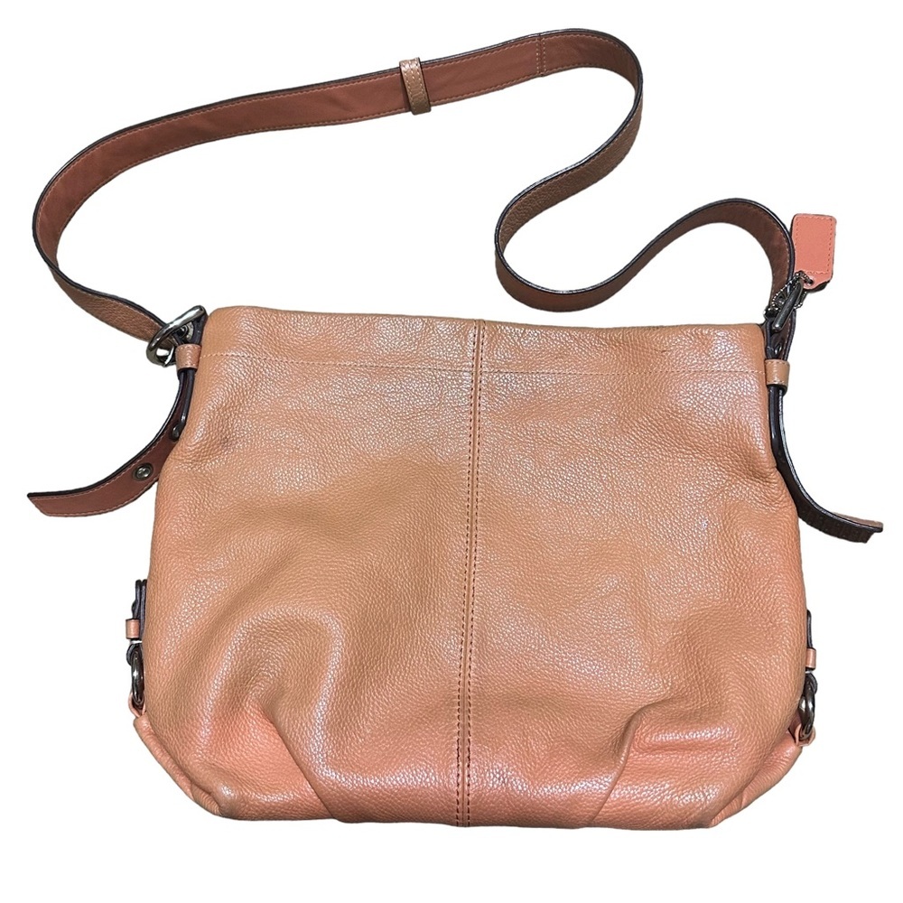 Coach Soft Pebbled Peach Purse - image 1